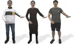 AvatarReX: Real-time Expressive Full-body Avatars